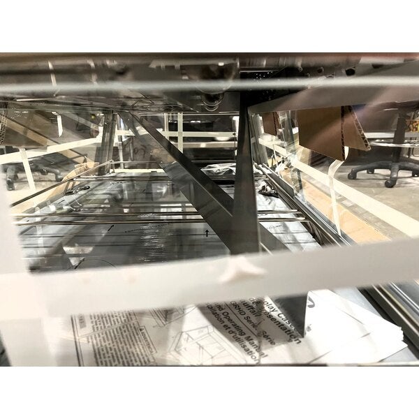 Scratch and Dent Hatco GRHD-3PD Stainless Steel Glo-Ray 45 1/2" Full Service Dual Shelf Merchandiser