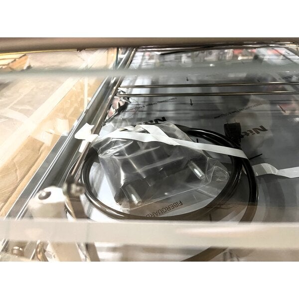 Scratch and Dent Hatco GRHD-3PD Stainless Steel Glo-Ray 45 1/2" Full Service Dual Shelf Merchandiser