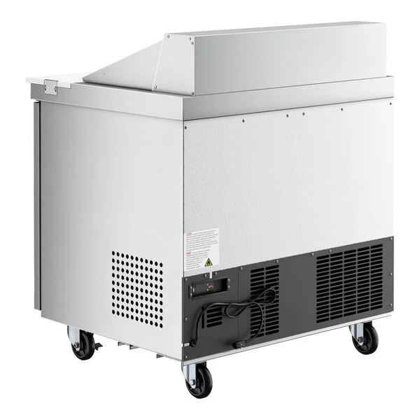 Scratch and Dent Avantco APT-36-HC 36" 2 Door Refrigerated Sandwich Prep Table