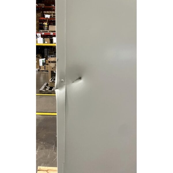 Scratch and Dent Summit Appliance ACR82L Accucold ACR Series 7.56 Cu. Ft. White / Blue Glass Door Reach-In Pharmacy Refrigerator - 115V