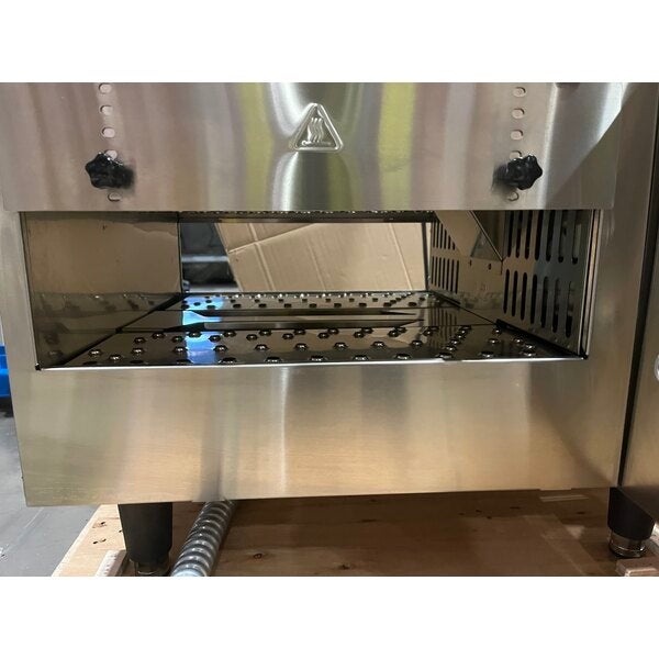 Scratch and Dent Cooking Performance Group ICOE-32-B Countertop Impinger Electric Conveyor Oven with 32" Belt - 208V, 1 Phase, 6700W
