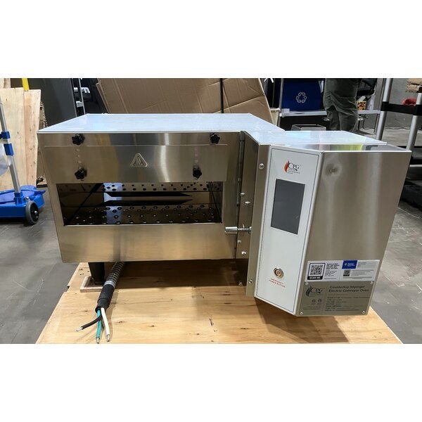 Scratch and Dent Cooking Performance Group ICOE-32-B Countertop Impinger Electric Conveyor Oven with 32" Belt - 208V, 1 Phase, 6700W