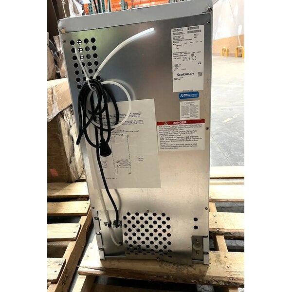 Scratch and Dent Scotsman UF0915AX-1 15" Air-Cooled Undercounter Flake Ice Machine with 36 lb. Bin