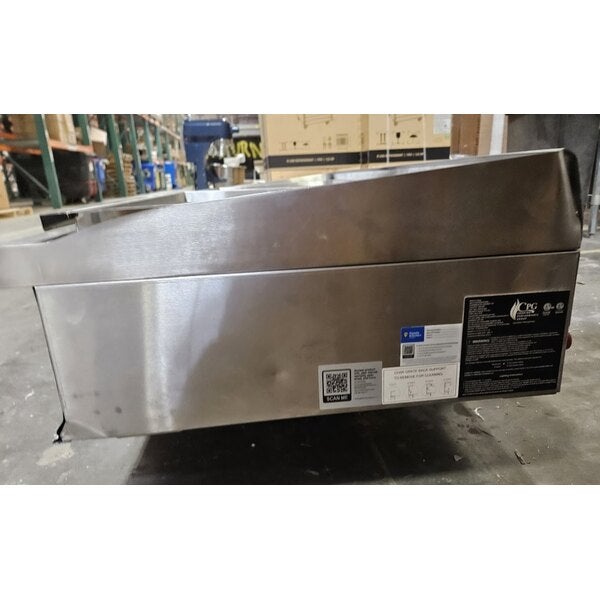 Scratch and Dent Cooking Performance Group CR-CPG-72-NL 72" Gas Radiant Charbroiler - 240,000 BTU