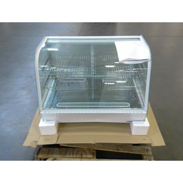 Scratch and Dent Avantco BCC-35-HC 34 1/2" White Refrigerated Countertop Bakery Display Case with LED Lighting
