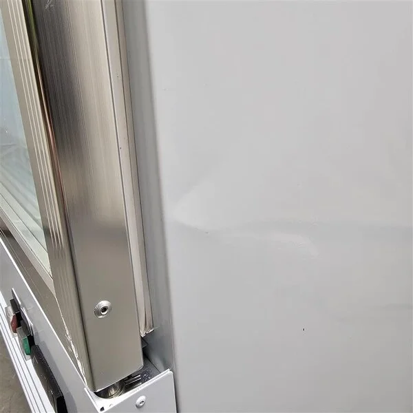 Scratch and Dent Avantco GDC-24F-HC 31" White Swing Glass Door Merchandiser Freezer with LED Lighting