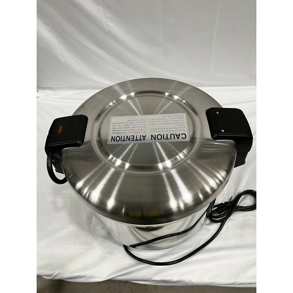 Scratch and Dent Zojirushi THA-603SA 66 Cup (Cooked) Stainless Steel Electric Rice Warmer with Removable Pot - 120V, 77W