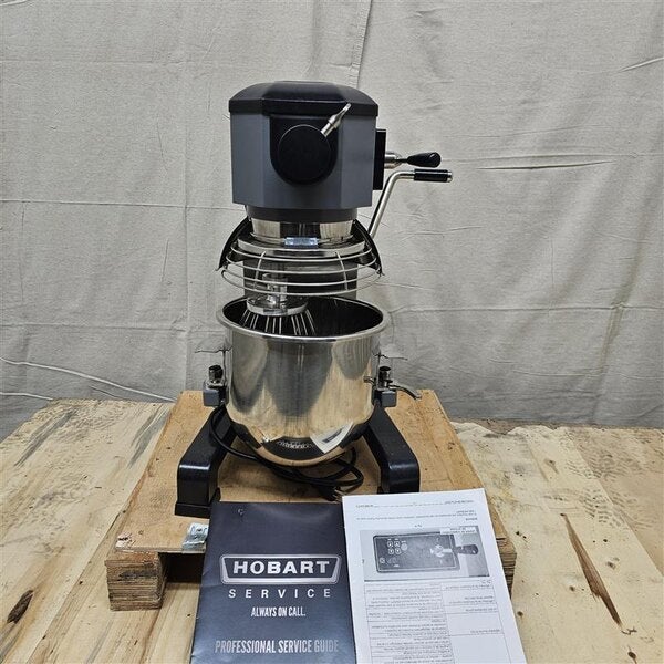 Scratch and Dent Centerline by Hobart HMM10-1STD 10 Qt. Planetary Stand Mixer with Guard & Standard Accessories - 120V, 3/4 hp
