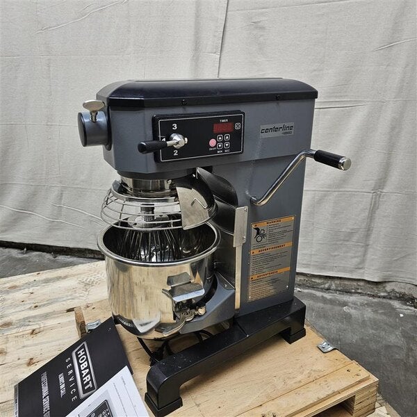 Scratch and Dent Centerline by Hobart HMM10-1STD 10 Qt. Planetary Stand Mixer with Guard & Standard Accessories - 120V, 3/4 hp