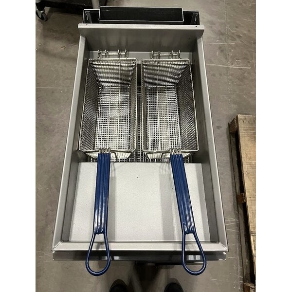 Scratch and Dent Imperial Range IFS-40LP Liquid Propane 40 lb.Tube Fired Fryer - 105,000 BTU