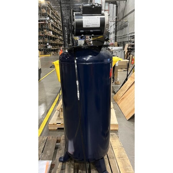 Scratch and Dent Campbell Hausfeld 60 Gallon 1-Stage Vertical Cast Iron Air Compressor VT6195 - 3 1/5 hp, 240V