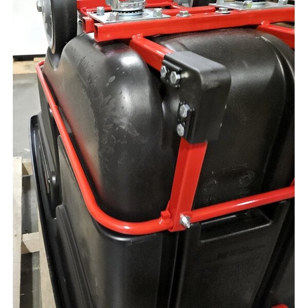 Scratch and Dent Rubbermaid® FG130600BLA BRUTE Black 0.5 Cubic Yard Tilt Truck / Trash Cart (1400 lb.)