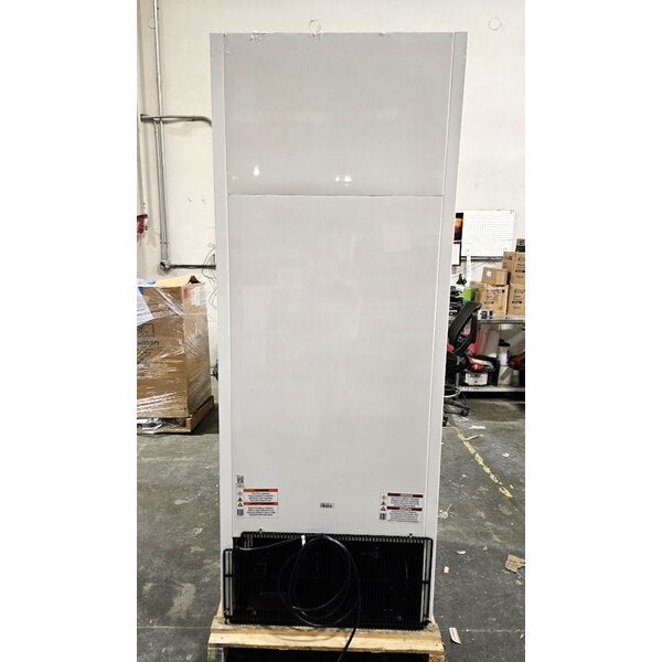 Scratch and Dent True GDM-26-HC~TSL01 30" White Refrigerated Glass Door Merchandiser with LED Lighting