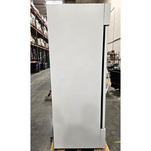 Scratch and Dent True GDM-26-HC~TSL01 30" White Refrigerated Glass Door Merchandiser with LED Lighting