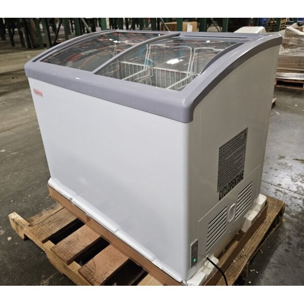 Scratch and Dent Galaxy ICFC9-HC 40 5/8" Curved Top Display Freezer