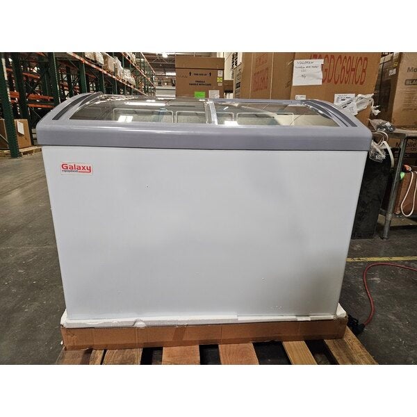 Scratch and Dent Galaxy ICFC9-HC 40 5/8" Curved Top Display Freezer