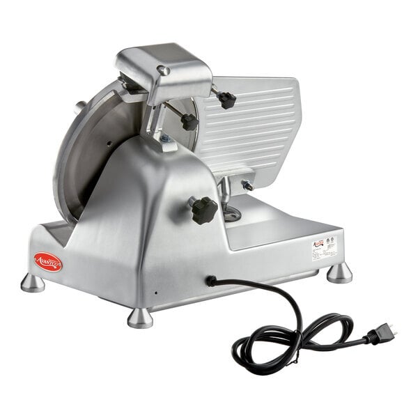 Scratch and Dent Avantco SL310 10" Manual Gravity Feed Meat Slicer - 1/4 hp