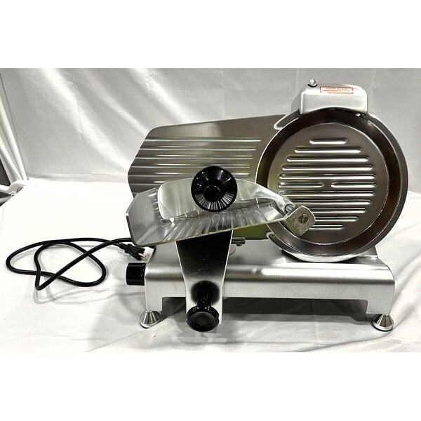 Scratch and Dent Avantco SL310 10" Manual Gravity Feed Meat Slicer - 1/4 hp