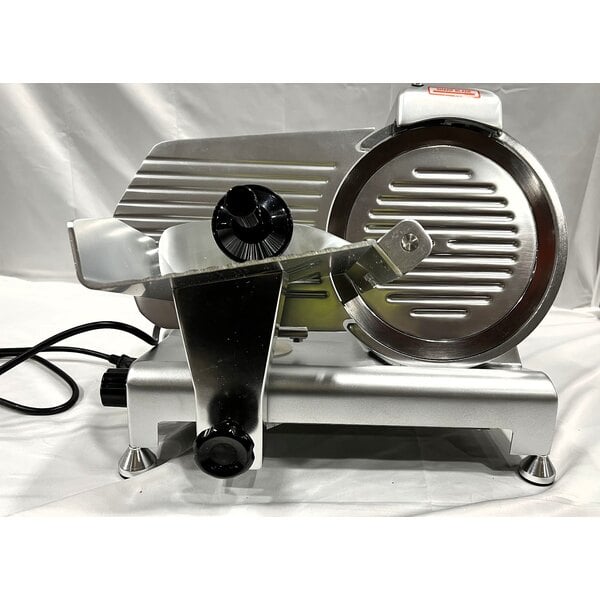 Scratch and Dent Avantco SL310 10" Manual Gravity Feed Meat Slicer - 1/4 hp