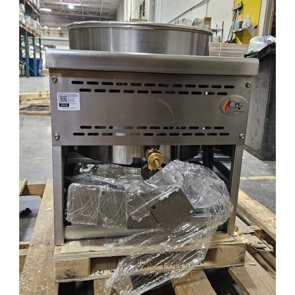 Scratch and Dent Cooking Performance Group WOKR16N Natural Gas Wok Range with 16" Ring - 125,000 BTU