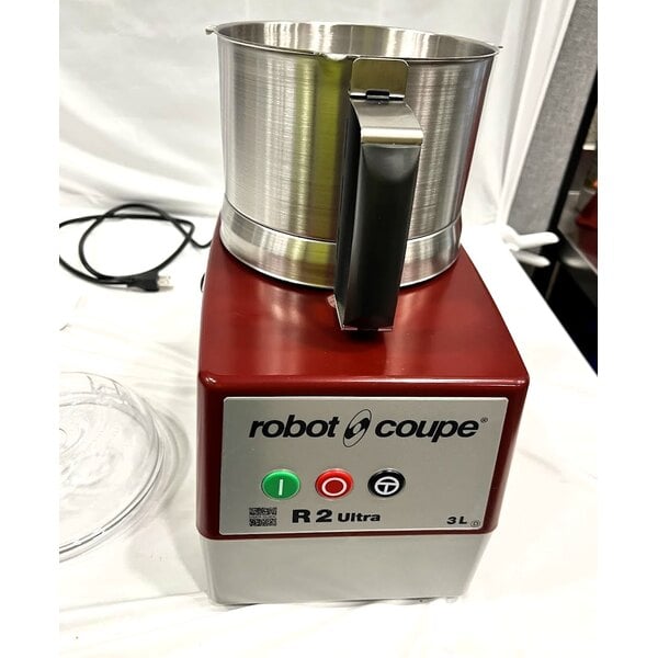 Scratch and Dent Robot Coupe R2UB 3 Qt. / 3 Liter Stainless Steel Batch Bowl Food Processor - 1 hp