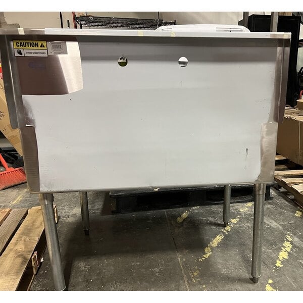 Scratch and Dent Regency 36" x 24" x 13" Utility Sink for (1) 8" Center Faucet