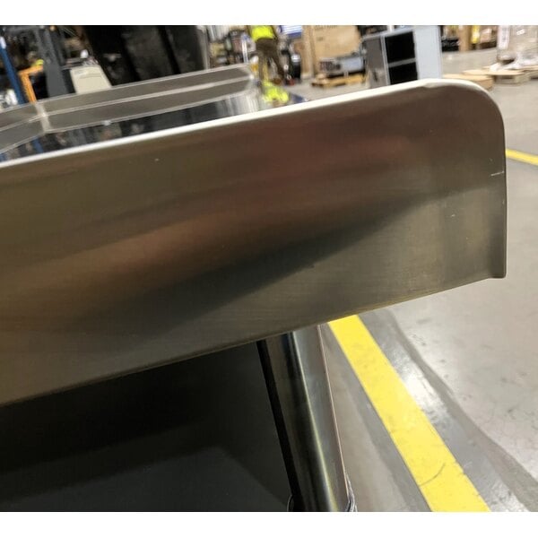 Scratch and Dent Regency 30" x 72" 16 Gauge Stainless Steel Equipment Stand with Galvanized Undershelf and Casters