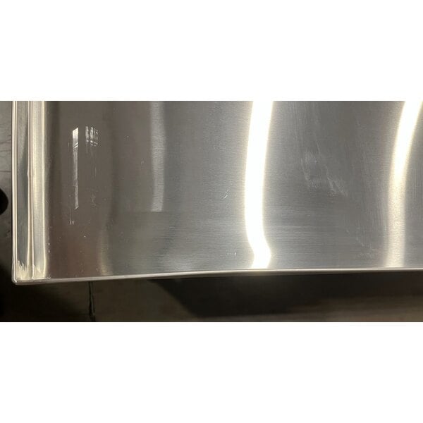 Scratch and Dent Regency 30" x 72" 16 Gauge Stainless Steel Equipment Stand with Galvanized Undershelf and Casters