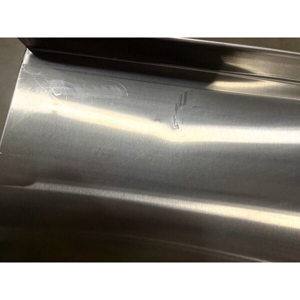 Scratch and Dent Regency 30" x 72" 16 Gauge Stainless Steel Equipment Stand with Galvanized Undershelf and Casters