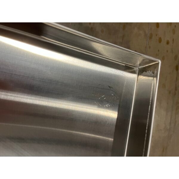 Scratch and Dent Regency 30" x 72" 16 Gauge Stainless Steel Equipment Stand with Galvanized Undershelf and Casters