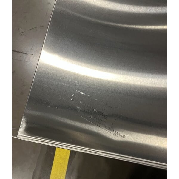 Scratch and Dent Regency 30" x 72" 16 Gauge Stainless Steel Equipment Stand with Galvanized Undershelf and Casters