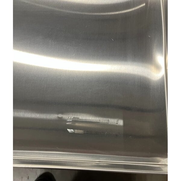 Scratch and Dent Regency 30" x 72" 16 Gauge Stainless Steel Equipment Stand with Galvanized Undershelf and Casters