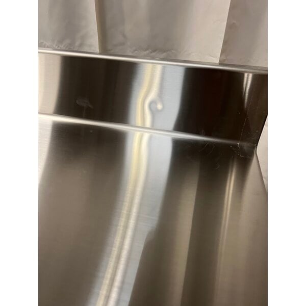 Scratch and Dent Regency Spec Line 30" x 60" 14 Gauge Stainless Steel Commercial Work Table with 4" Backsplash and Undershelf