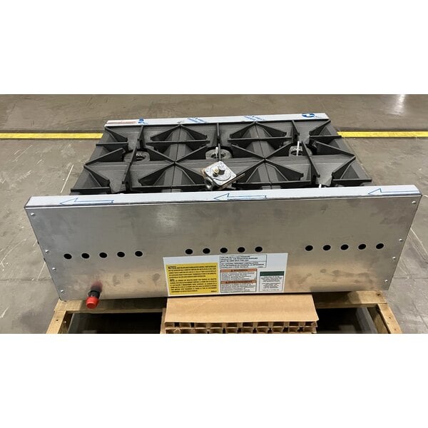 Scratch and Dent Wolf by Vulcan AHP636-NAT Achiever Natural Gas 36" 6 Burner Countertop Range - 180,000 BTU