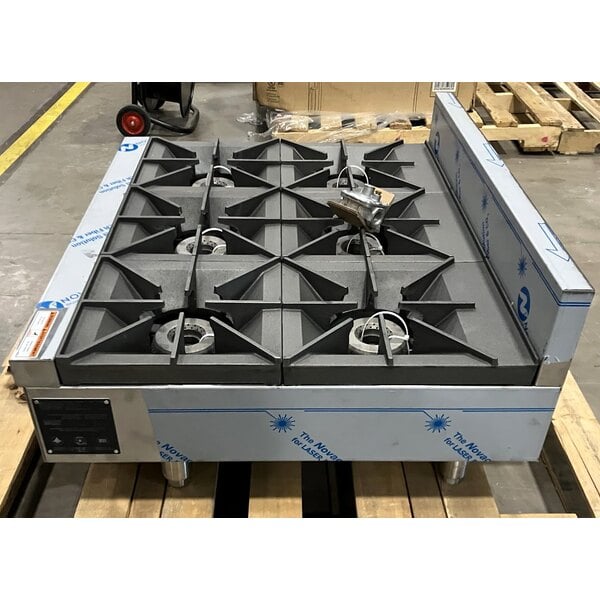 Scratch and Dent Wolf by Vulcan AHP636-NAT Achiever Natural Gas 36" 6 Burner Countertop Range - 180,000 BTU