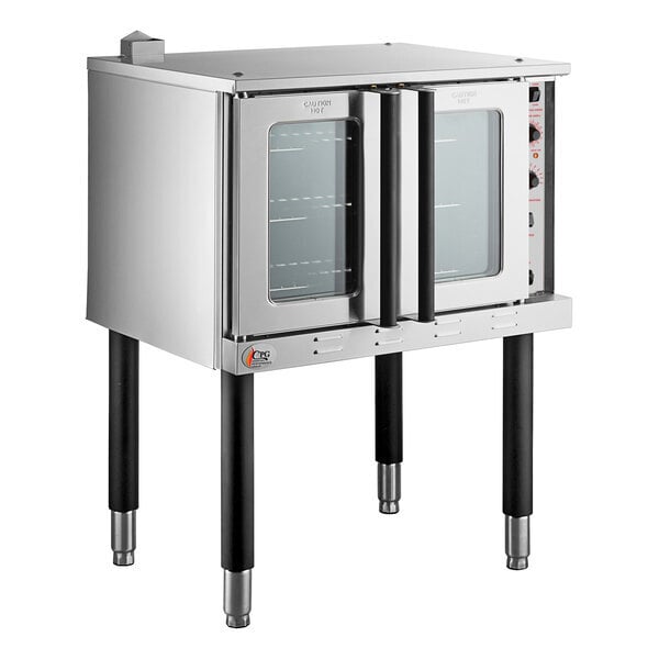 Scratch and Dent Cooking Performance Group FEC-100-B Single Deck Standard Depth Full Size Electric Convection Oven - 208V, 1 Phase, 11 kW