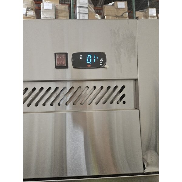 Scratch and Dent Avantco Z2-F4-KWMS 54" VersaHub WiFi-Enabled Solid Half Door Stainless Steel Reach-In Freezer