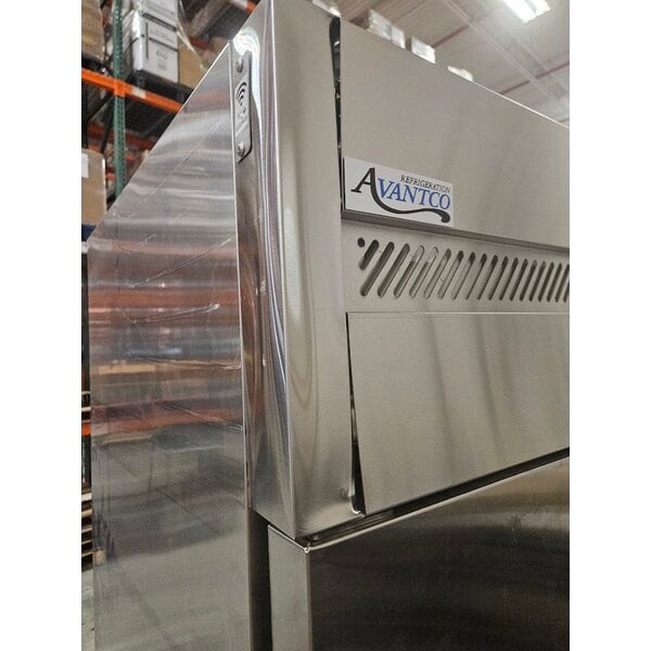 Scratch and Dent Avantco Z2-F4-KWMS 54" VersaHub WiFi-Enabled Solid Half Door Stainless Steel Reach-In Freezer