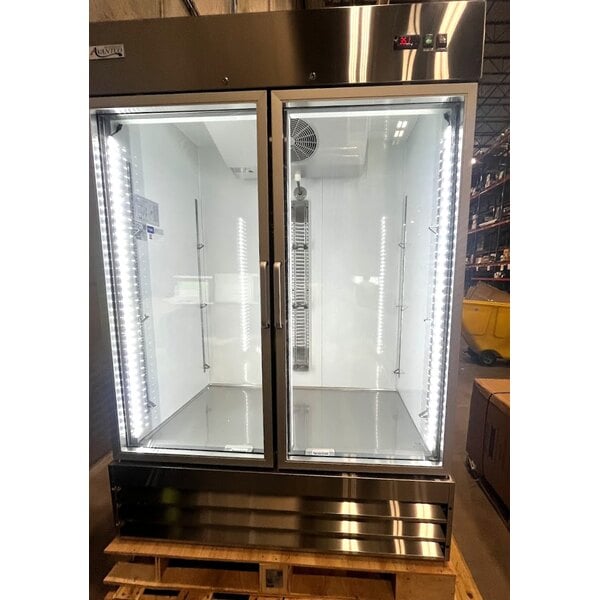 Scratch and Dent Avantco A-49R-G-HC 54" Glass Door Reach-In Refrigerator