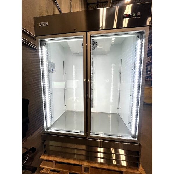 Scratch and Dent Avantco A-49R-G-HC 54" Glass Door Reach-In Refrigerator