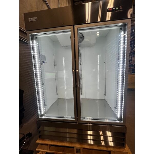 Scratch and Dent Avantco A-49R-G-HC 54" Glass Door Reach-In Refrigerator
