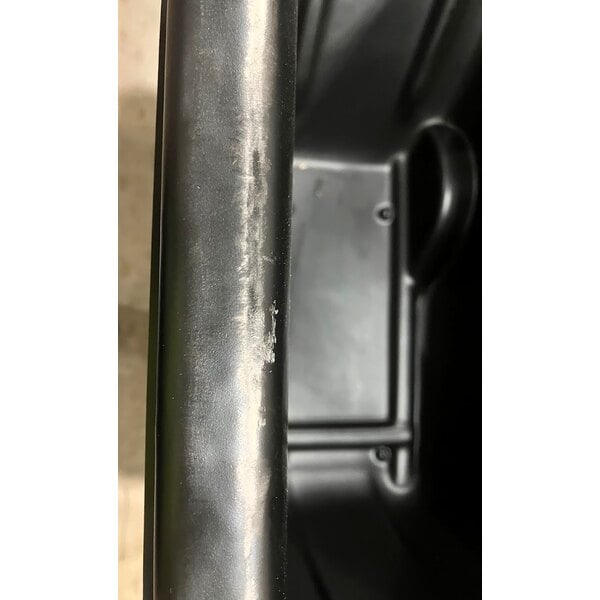 Scratch and Dent Lavex 1 Cubic Yard Black Standard-Duty Tilt Truck / Trash Cart (1250 lb. Capacity)