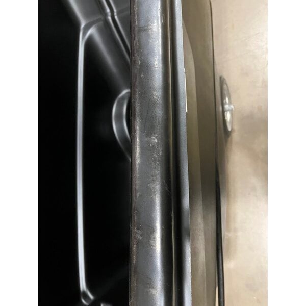 Scratch and Dent Lavex 1 Cubic Yard Black Standard-Duty Tilt Truck / Trash Cart (1250 lb. Capacity)