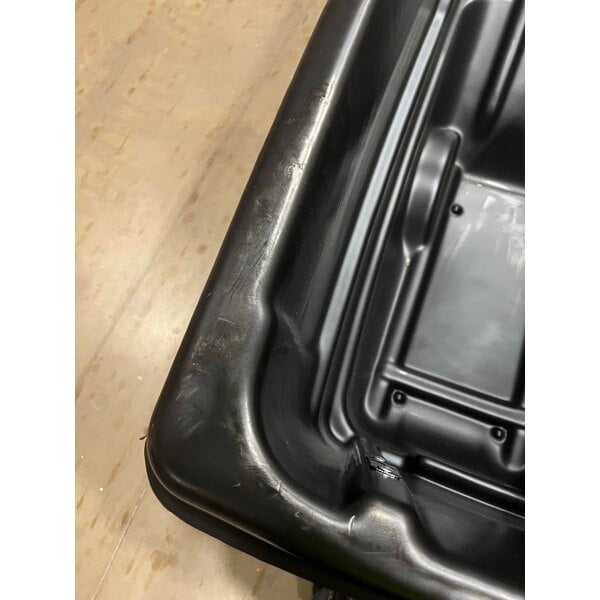 Scratch and Dent Lavex 1 Cubic Yard Black Standard-Duty Tilt Truck / Trash Cart (1250 lb. Capacity)