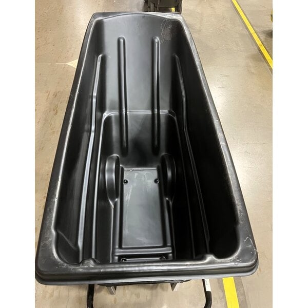 Scratch and Dent Lavex 1 Cubic Yard Black Standard-Duty Tilt Truck / Trash Cart (1250 lb. Capacity)