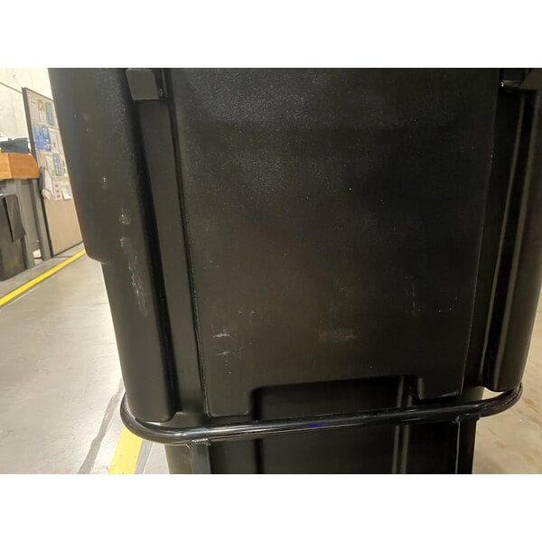 Scratch and Dent Lavex 1 Cubic Yard Black Standard-Duty Tilt Truck / Trash Cart (1250 lb. Capacity)