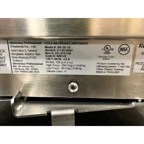 Scratch and Dent Crathco SR-2E-16 Classic Pro Bubbler Double 2.4 Gallon Bowl Refrigerated Beverage Dispenser - 120V