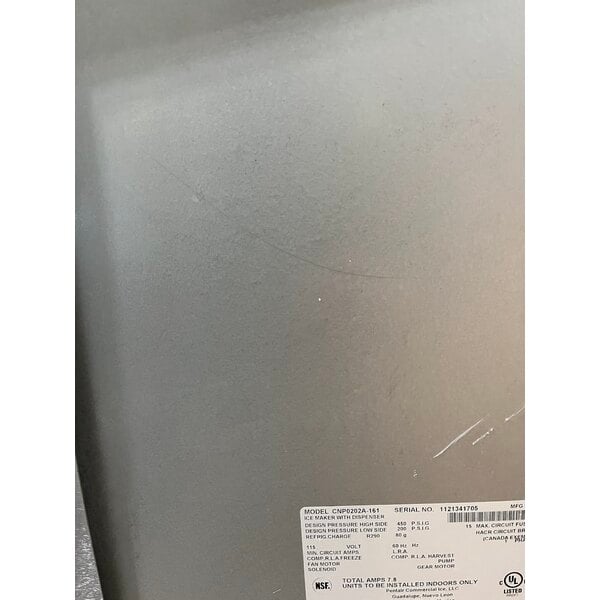Scratch and Dent Manitowoc CNP0202A-161 16 1/4" Air Cooled Countertop Nugget Ice Maker / Water Dispenser - 20 lb. Bin with Sensor Dispensing - 115V