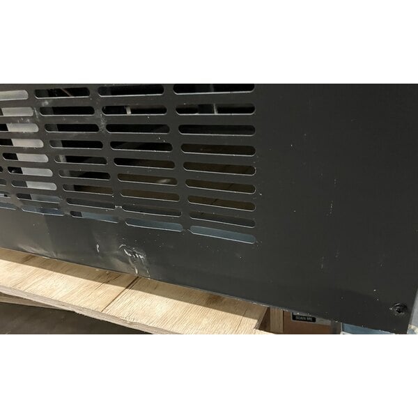 Scratch and Dent Avantco GDS-47-HC 53" Black Sliding Glass Door Merchandiser Refrigerator with LED Lighting