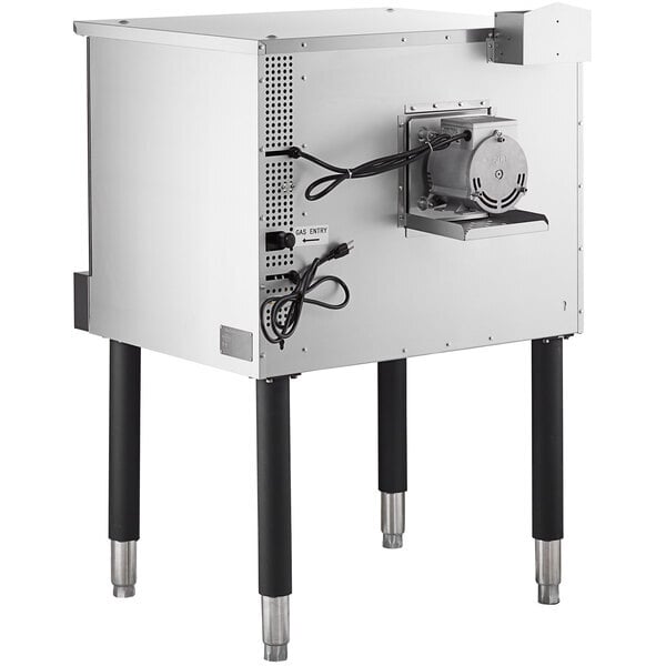 Scratch and Dent MainStreet Equipment CG1-L Single Deck Full Size Liquid Propane Convection Oven with Legs - 54,000 BTU